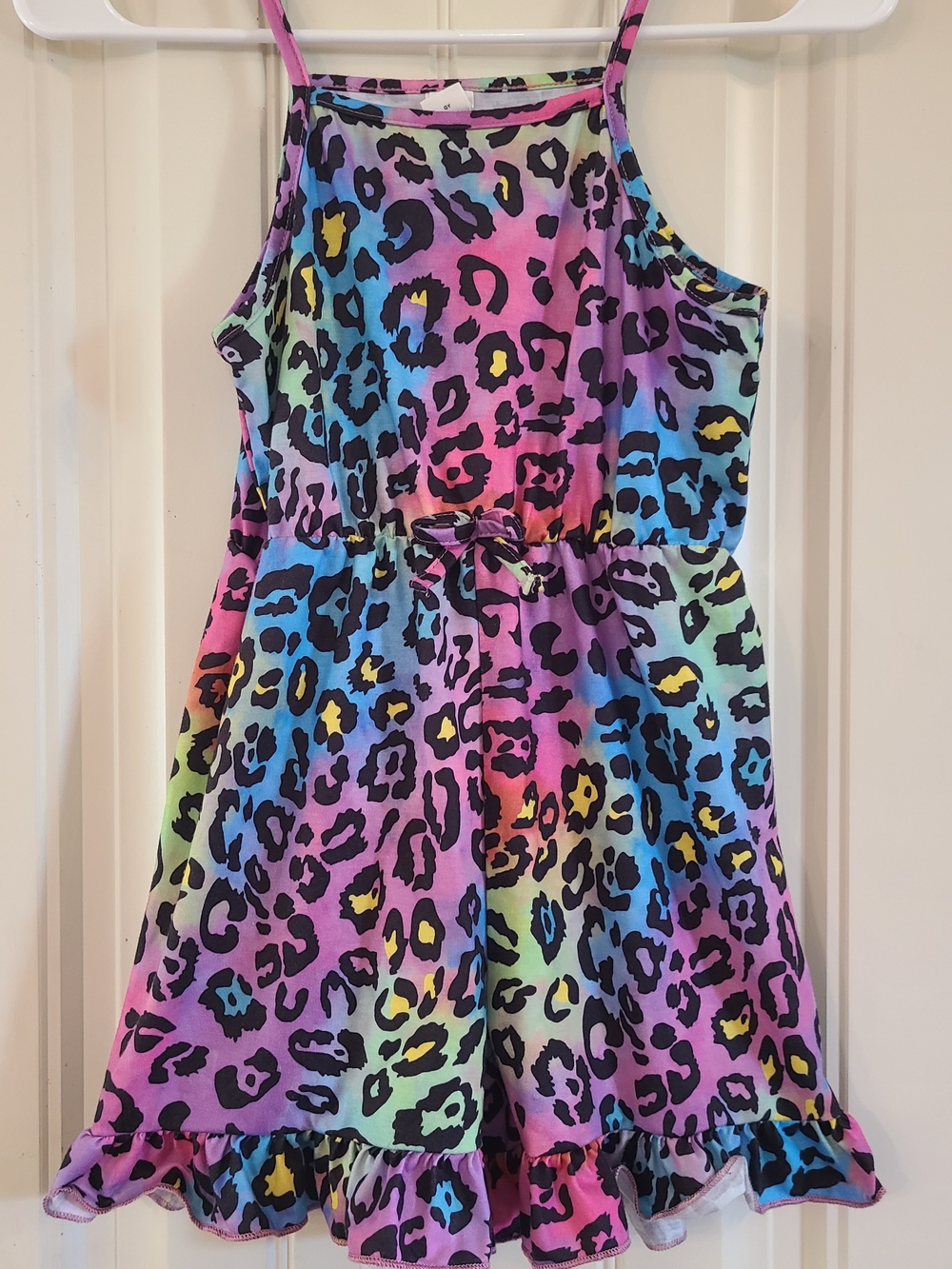 SHEIN Multicolor Leopard Print Romper 7Y